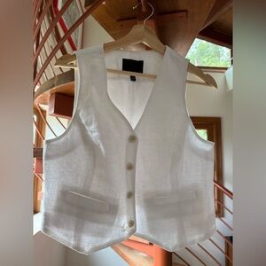 Banana Republic linen vest